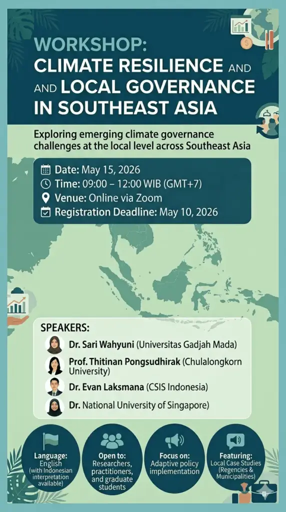 Climate Resilience and Local Governance in Southeast Asia